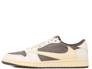 NIKE AIR JORDAN 1 RETRO LOW OG SP DM7866-162ナイキ エアジョーダン1 レトロ LOW オリジナル "トラビス・スコット/カクタス・ジャック" セイル/ユニバーシティー レッド-リッジロック "TRAVIS SCOTT"SAIL/UNIVERSI
