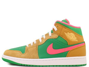 NIKE AIR JORDAN 1 MID SE DX4332-700iCL GA W[_ 1 ~bh V[YiuGfBV `cl/bL[O[/zbgp`/ZXeBAS[hCHUTNEY/CELESTIAL GOLD/LUCKY GREEN