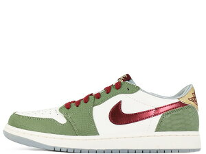 NIKE AIR JORDAN 1 LOW OG "CHINESE NEW YEAR"SAIL/CEDAR-OIL GREEN-LIGHT PUMI FN3727-100iCL GAW[_ 1 [ IWi "`Cj[Yj[C[" ZC/V_[IC O[Cgv~
