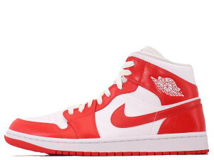 NIKE WMNS AIR JORDAN 1 MID BQ6472-116iCL EBY GA W[_ 1 ~bh zCg/nol bh-zCgWHITE/HABANERO RED-WHITE