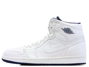 y2001NzNIKE AIR JORDAN 1 (2001ADDITION) 136060-111iCL GA W[_ 1 2001 AfBV zCg/lCr[ WHITE/WHITE-MIDNIGHT NAVY