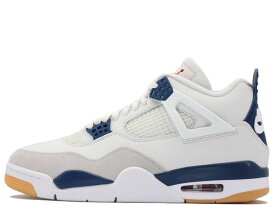 NIKE SB AIR JORDAN 4 RETRO SP DR5415-100SUMIIT WHITE/NAVY-GUMナイキ スケートボーディング エア ジョーダン 4 レトロ スペシャルサミットホワイト/ホワイト-ネイビー