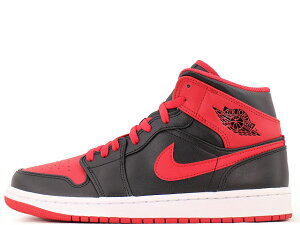 NIKE AIR JORDAN 1 MID DQ8426-060ナイキ エア ジョーダン 1 ミッド ブラック/バーシティレッド-サミットホワイト BLACK/FIRE RED-WHITE