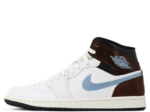 NIKE AIR JORDAN 1 MID SE FQ7831-142iCL GA W[_ 1 ~bh V[YiGfBV zCg/u[/O[-ubN-ZCWHITE/BLUE/GREY-BLACK-SAIL