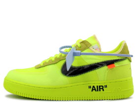 NIKE THE 10 : NIKE AIR FORCE 1 LOW AO4606-700エア フォース ワン "THE 10/オフホワイト-ヴァージル・アブロー""OFF WHITE" VOLT/BLACK-VOLT