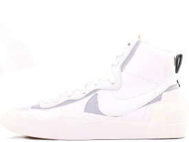 NIKE BLAZER MID/SACAI WHITE/WOLF GREY BV0072-100ナイキ ブレザー ミッド/サカイ ホワイト/ウルフグレー