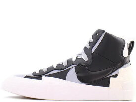 NIKE BLAZER MID/SACAI BLACK/WOLF GREY-WHITE BV0072-002ナイキ ブレザー ミッド/サカイ ブラック/ウルフグレー ホワイト