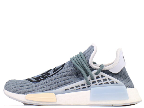 ADIDAS HU NMD BBC GW3955 アディダス ヒューマンレース ノマド "ファレル ウィリアムス/ビリオネアボーイズクラブ" ハローブルー/ワンダー ホワイト "BILLIONAIRE BOYS CLUB"CUSTOMIZED/HALO