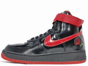 y2002NzNIKE AIR FORCE 1 HIGH 624038-061iCL GAtH[X 1 nC "[Y K[f" ubN/o[VeB[bhROSE GARDEN BLACK/VARSITY RED