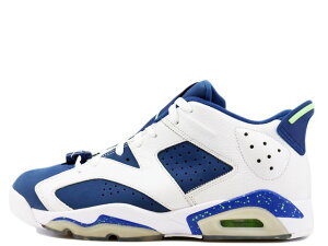 ySALEzNIKE AIR JORDAN 6 RETRO LOW 304401-106iCL GA W[_ 6 g [ zCg/S[XgO[WHITE/GHOST GREEN-INSGN BLUE