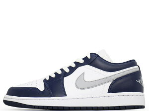 NIKE AIR JORDAN 1 LOW 553558-141iCL GA W[_ 1 E zCg/Et O[/~bhiCg lCr[WHITE/WOLF GREY-MIDNIGHT NAVY