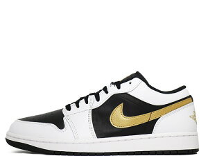 NIKE AIR JORDAN 1 LOW WHITE/BLACK/METALLIC GOLD 553558-172iCL GA W[_ 1 [ zCg/ubN/^bNS[h