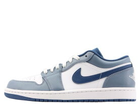 NIKE AIR JORDAN 1 LOW 553558-414ナイキ エア ジョーダン 1 ロー アッシェン スレート/ホワイト-ミスティックネイビーASHEN SLATE/WHITE-MISTIC NAVY