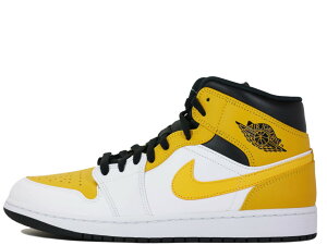 NIKE AIR JORDAN 1 MID 554724-170iCL GAW[_ 1 ~bh zCg/jo[VeB[ S[h-ubNWHITE/UNIVERSITY GOLD-BLACK