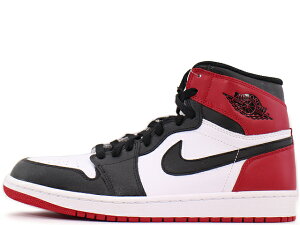NIKE AIR JORDAN 1 RETRO HIGH OG 555088-184iCL GA W[_ 1 g nC IWi "܍" zCg/ubN/Wbh "BLACK TOE" WHITE/BLACK-GYM RED
