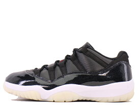 NIKE AIR JORDAN 11 RETRO LOW AV2187-001ナイキ エアジョーダン 11 レトロ ロー "72-10" BLACK/GYM RED-WJITE-SAIL