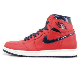 【2016年製】NIKE AIR JORDAN 1 RETRO HIGH OG "DAVID LETTERMAN" 555088-606ナイキ エアジョーダン 1 レトロ ハイ オリジナル "デイビッド・レターマン" ライトクリムゾン/ネイビー/ユニバーシティブルーLIGHT CRIMSON/MIDNIGHT NAVY-UNIVE