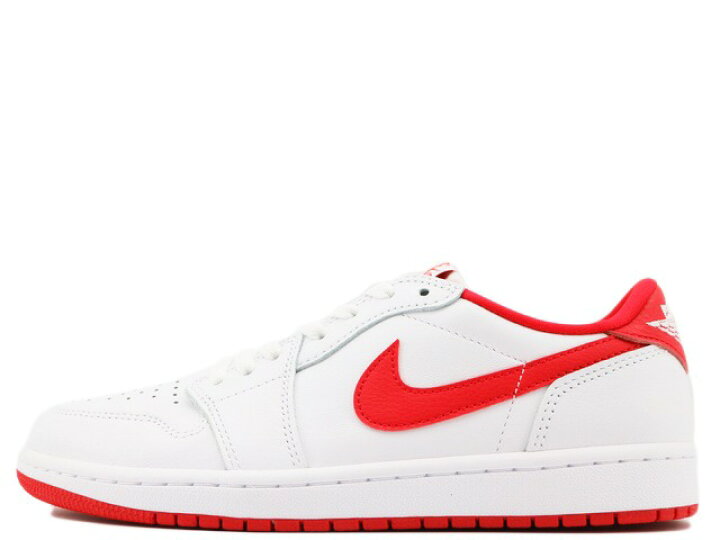 楽天市場】NIKE AIR JORDAN 1 RETRO LOW OG WHITE/UNIVERSITY RED 