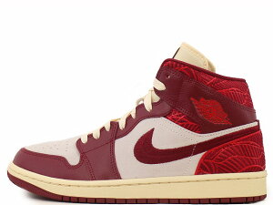 NIKE WMNS AIR JORDAN 1 MID SE DZ2820-601iCL EBY GA W[_ 1 ~bh `[ bh/jo[VeB[ bh-ZCTEAM RED/UNIVERSITY RED-SAIL