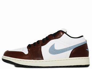 NIKE AIR JORDAN 1 LOW SE FQ7832-142iCL GA W[_ 1 [ V[YiGfBV@zCg/u[ O[-ubN-ZCWHITE/BLUE GREY-BLACK-SAIL