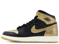 メタリックゴールド ナイキジョーダンスニーカー ナイキ 黒金スニーカー Nike ジョーダン メタリックゴールド 純金 エア ジョーダン 金 ゴールド 金色 系 Nike AIR JORDAN 1 ナイキ