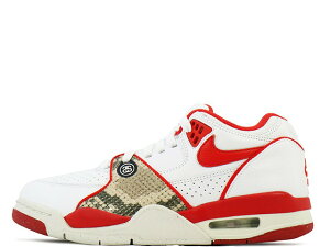 NIKE AIR FLIGHT 89 LOW SP "STUSSY" FD6475-101iCL GA tCg [ XyV "Xe[V[" zCg/nol bh-ZCWHITE/HABANERO RED-SAIL