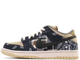 NIKE SB DUNK LOW PRM QS CT5053-001ナイキ SB ダンク ロー プレミアム クイックストライク "トラビス・スコット" ブラック/パラシュートベージュ "TRAVIS SCOTT" BLACK-PARACHUTE BEIGE