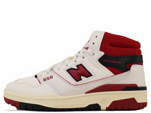 NEW BALANCE BB650RE1�j���[�o�����X "�G���E���I���E�h��" �z���C�g/���b�h"AIME LEON DORE"WHITE/RED