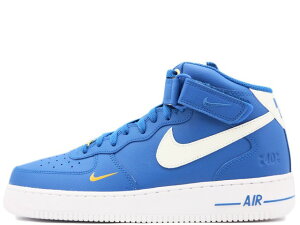 NIKE AIR FORCE 1 MID 07 LV8 DR9513-400iCL GA tH[X 1 ~bh 07 LV8 u[ WFC/ZC/CG[BLUE JAY/SAIL-YELLOW
