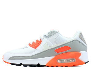 NIKE AIR MAX 90 CT4352-103iCL GA }bNX 90 zCg/nCp[IW-CgX[NO[WHITE/WHITE-HYPER ORANGE-LT SMOKE GREY