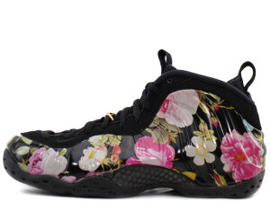 NIKE AIR FOAMPOSITE ONE 314996-012iCL GA tH[|Wbg  "t[" ubN/ubN zCg"FLORAL"BLACK/BLACK-WHITE