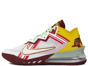 yoXPbgV[YzySIGNATURE MODELzNIKE LEBRON 18 LOW CV7562-102iCL oXPbg{[ uEWF[Y 18"MIMI PLANGE" WHITE/WHITE-TEAM RED