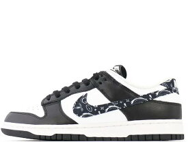 NIKE WMNS DUNK LOW ESS DH4401-100ナイキ ウィメンズ ダンク ロー エッセンシャル ホワイト/ブラック/ペイズリーWHITE/BLACK/PAISLEY