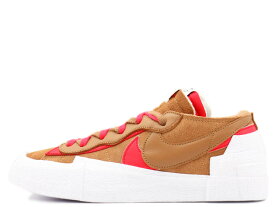 NIKE BLAZER LOW "SACAI" DD1877-200ナイキ ブレザー ロー/サカイLT BRITISH TAN/UNIVERSITY RED