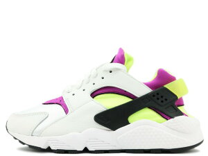 NIKE AIR HUARACHE DD1068-104iCL GA n` zCg/lICG[-}[^-ubN WHITE/NEON YELLOW-MAGENTA-BLACK
