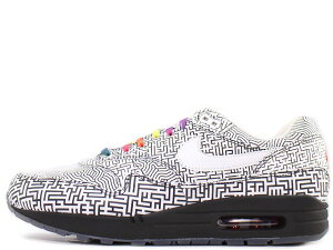 NIKE AIR MAX 1 OA YT CI1505-001iCL GA}bNX 1 ON AIR "Yuta Takuman-TOKYO MAZE" ubN/zCg/nolbh"TOKYO MAZE" BLACK/WHITE-HABANERO RED