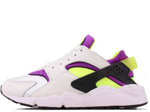NIKE WMNS AIR HUARACHE DH4439-101iCL EBY GA n` zCg/lICG[-}[^WHITE/NEON YELLOW-MAGENTA