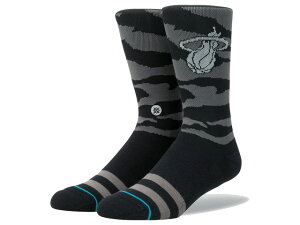 �ySOCKS�zSTANCE SOCKS NBA NIGHTFALL HEAT �X�^���X �\�b�N�X �i�C�g�t�H�[�� �q�[�g �u���b�N �� �C�� M558A17NHE