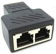 RJ45 LAN 延長 コネクタ, RJ45 ケーブル用中継インターネット 有線 ケーブル 二 股 分岐 コンパクト