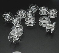 家庭用ミシン用　ボビン(11.5mm)無色、【ブラザー、ジャノメ、JUKI、TOYOTA、シンガー共通】