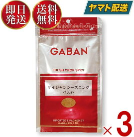 GABAN ギャバン スパイス ケイジャンシーズニング 100g 3個セット ミックススパイス ハウス食品 香辛料 パウダー 業務用
