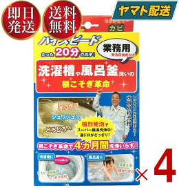 宮崎化学 根こそぎ革命 業務用 カビ取り洗浄剤 風呂釜 洗濯槽 大掃除 ハイスピード 100％酵素 強力除菌 4個