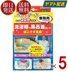 宮崎化学 根こそぎ革命 業務用 カビ取り洗浄剤 風呂釜 洗濯槽 大掃除 ハイスピード 100％酵素 強力除菌 5個