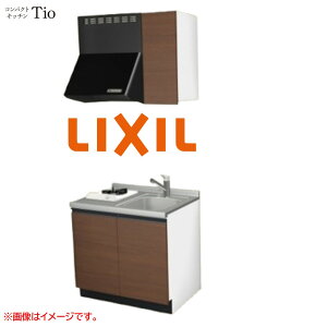 �Ԍ�900mm 1���K�X�R���� �~�j�L�b�`�� �R���p�N�g�L�b�`�� �R�����O�������X LIXIL ���N�V�� Tio �e�B�I �ǕtI�^ ���f�U�C�� �O���[�v2 B7�V���[�Y �ؖ�(�����) �J���[(�N���G���J) ���C�����