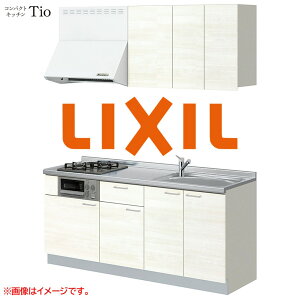 �Ԍ�1800mm 3���K�X�R���� �~�j�L�b�`�� �R���p�N�g�L�b�`�� �R�����O�����t LIXIL ���N�V�� Tio �e�B�I �ǕtI�^ ���f�U�C�� �O���[�v2 B7�V���[�Y �ؖ�(�����) �J���[(�N���G�A�C�{���[) �n��