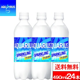 【全国配送対応】【送料無料】【1ケース】【コカ・コーラ】アクエリアス スパークリング 490ml 24本 炭酸飲料 グレープフルーツ風味 カロリー控えめ クエン酸 水分補給 熱中症対策 コカコーラ