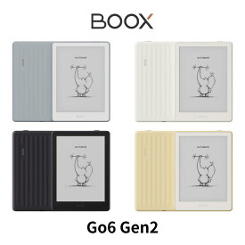 【6インチ】「BOOX Go6 Gen2 6インチ 電子書籍リーダー 電子ペーパー Android Google Play対応 軽量160g 300ppi microSD対応 小説 読書 ペン対応
