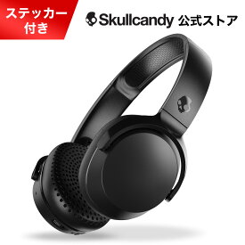 Riff Wireless2 Black ワイヤレスヘッドホン オンイヤ マルチポイント軽量 マイク付 Bluetooth5.2 オリジナルステッカー