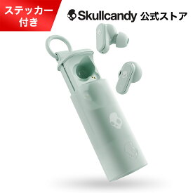 Skullcandy 公式ストア Dime Evo Preppy Sage ワイヤレスイヤホン Bluetooth 5.3 マイク付き マルチポイント 重低音モデル 最大36時間再生 急速充電 IPX4防水 コンパクト カラビナ付き オリジナルステッカー