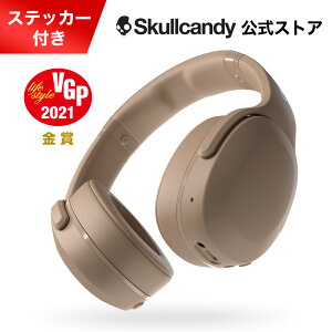 Skullcandy �����X�g�A Crusher Evo ���C�����X�w�b�h�z�� �T�u�E�[�t�@�[���� �p�[�\�i���T�E���h�@�\ �Œ�40���ԍĐ� Bluetooth 5.0 �}�C�N�t�� ���Ƃ������� Tile �}���[�d �ʘb(Primer Brown)